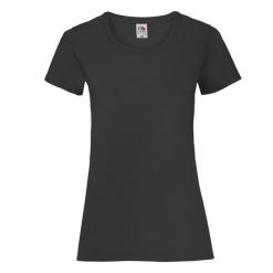 Koszulka Damska Valueweight. Czarne bluzki FRUIT OF THE LOOM, xl, bez wzorów, sportowe, bez kołnierzyka, bez ramiączek. Za 30.99 zł.