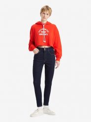 Levi's Dżinsy - Skinny fit - w kolorze granatowym rozmiar: W32/L30. Niebieskie jeansy Levi's®, l, z aplikacjami, z podwyższonym stanem. Za 151.95 zł.