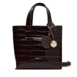 Torebka Furla. Brązowe torebki klasyczne Furla, bez wzorów, bez dodatków. Za 1,349.00 zł.