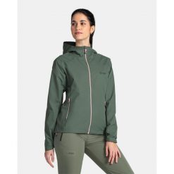 Damska kurtka outdooroowa Kilpi SONNA-W. Zielone kurtki sportowe Kilpi, xs, bez wzorów, z softshellu, bez kaptura, trekkingowe. Za 289.86 zł.