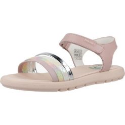 Sandały PABLOSKY 448670P Rose. Czerwone sandały PABLOSKY, bez wzorów, ze skóry, sportowe, bez obcasa, bez zapięcia. Za 241.99 zł.