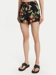 Roxy Szorty materiałowe ERJNS03585 Czarny Regular Fit. Czarne szorty Roxy, bez wzorów, z materiału. Za 99.99 zł.