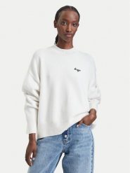 HUGO Sweter Shenny_B 50569622 Kremowy Oversize. Białe swetry Hugo, xs, bez wzorów, z syntetyku, bez ramiączek. Za 549.99 zł.
