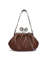 Weekend Max Mara Torebka Wkacaro 2625516035600 Brązowy. Brązowe torebki klasyczne Weekend Max Mara, bez wzorów, bez dodatków. Za 2,139.00 zł.
