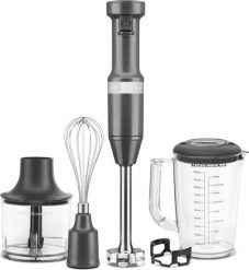 Blender ręczny przewodowy KitchenAid antracytowy z akcesoriami 5 el. Blendery KITCHENAID. W wyprzedaży za 687.00 zł.