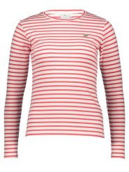 Kaffe Koszulka w kolorze czerwono-białym rozmiar: XL. Białe bluzki Kaffe, xl, bez wzorów, bez kołnierzyka, bez ramiączek. Za 57.20 zł.
