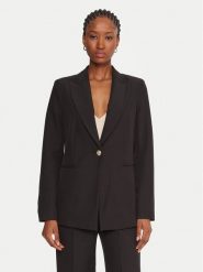Maryley Marynarka 25IB187/M06/43NE Czarny Regular Fit. Czarne marynarki i żakiety Maryley, m, bez wzorów, z syntetyku. Za 459.99 zł.