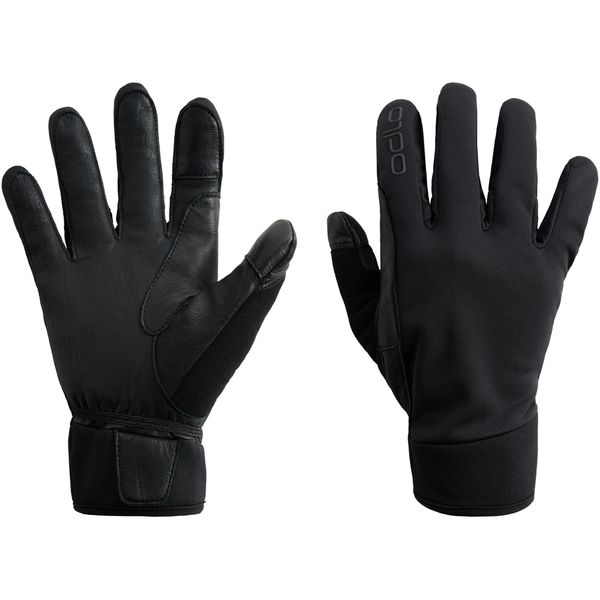 Rękawice Odlo Gloves full finger NORDIC LIGHT. Czarne rękawiczki Odlo, bez wzorów, sportowe. Za 279.99 zł.