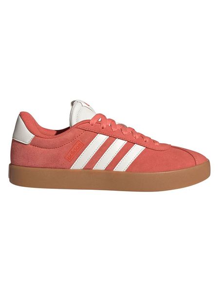 Adidas Skórzane sneakersy "Court 3.0" w kolorze czerwonym rozmiar: 38. Czerwone trampki Adidas, bez wzorów, z materiału, bez zapięcia. Za 195.99 zł.