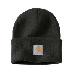 Czapka zimowa Carhartt Acrylic Watch Hat. Czarne czapki Carhartt, bez wzorów. Za 68.99 zł.