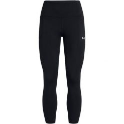 Damskie legginsy do kostek Under Armour Motion. Czarne legginsy Under Armour, m, bez wzorów, z materiału. Za 355.99 zł.