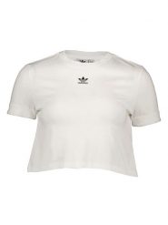 Adidas Koszulka w kolorze białym rozmiar: 38. Białe bluzki Adidas, bez wzorów, bez kołnierzyka, bez ramiączek. Za 122.96 zł.