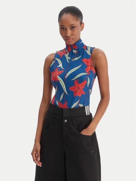 Adidas Body Farm Rio KD4636 Niebieski Slim Fit. Niebieskie body Adidas, l, bez wzorów, z syntetyku. Za 259.99 zł.