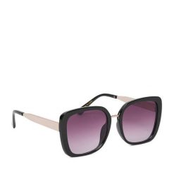 Okulary przeciwsłoneczne JENNY. Czarne okulary przeciwsłoneczne Jenny, bez wzorów. Za 49.99 zł.