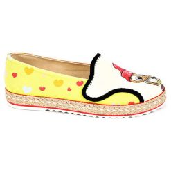Streetfly Espadryle w kolorze żółtym ze wzorem rozmiar: 39. Żółte espadryle Streetfly, bez wzorów, z materiału, bez obcasa, bez zapięcia. Za 91.77 zł.