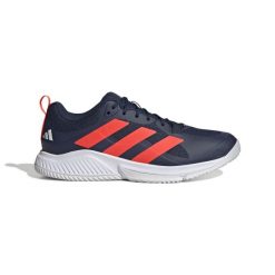 Buty halowe adidas Court Team Bounce 2.0. Czerwone obuwie sportowe Adidas, bez zapięcia, trekkingowe. Za 393.30 zł.