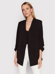 DKNY Marynarka P9RCAAWI Czarny Regular Fit. Czarne marynarki i żakiety DKNY, m, bez wzorów, z syntetyku. Za 509.99 zł.