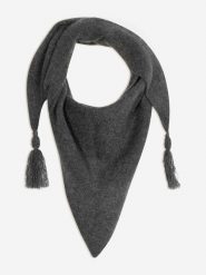 Just Cashmere Kaszmirowy szal "Lima" w kolorze szarym rozmiar: onesize. Szare szaliki Just Cashmere, bez wzorów, z kaszmiru. Za 239.99 zł.