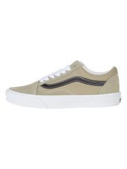 Vans Skórzane sneakersy w kolorze khaki rozmiar: 36,5. Brązowe trampki Vans, bez wzorów, ze skóry, bez zapięcia. Za 153.71 zł.