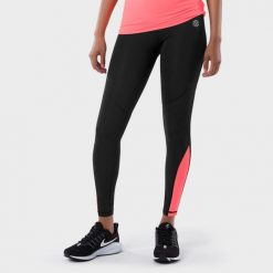 Kobieta Fitness Legginsy sportowe ze średnim stanem Xtra SIROKO Czarny. Czarne legginsy SIROKO, xs, bez wzorów. Za 123.85 zł.