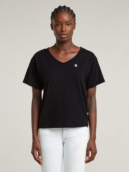 G-Star Koszulka w kolorze czarnym rozmiar: M. Czarne bluzki G-Star, m, bez wzorów, z bawełny, retro, bez kołnierzyka, bez ramiączek. Za 91.12 zł.