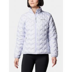 Kurtka Puchowa Damska Columbia Delta Ridge II. Niebieskie kurtki sportowe Columbia, na jesień, m, bez wzorów, z puchu, bez kaptura, trekkingowe, omni-heat (columbia). Za 749.00 zł.