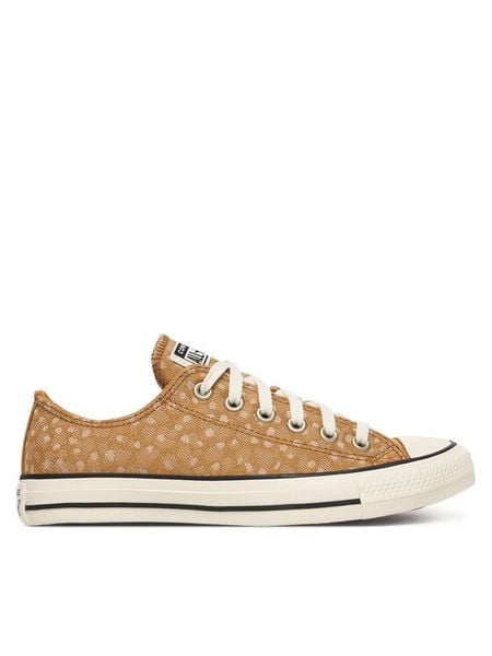 Converse Trampki Chuck Taylor All Star Deer Pattern A17922C Brązowy. Brązowe trampki Converse, bez wzorów, z materiału, bez zapięcia. Za 298.99 zł.