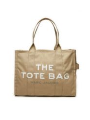 Marc Jacobs Torebka M0016156 Beżowy. Brązowe shopper Marc Jacobs, bez wzorów, z materiału, bez dodatków. Za 1,199.00 zł.