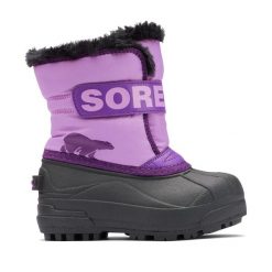 Śniegowce juniorskie Sorel Snow Commander. Fioletowe trapery i śniegowce Sorel. Za 209.99 zł.