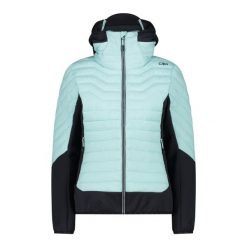 Kurtka damska turystyczna CMP 34Z2486. Czarne kurtki narciarskie CMP, xs, bez wzorów, bez kaptura, narciarskie. Za 569.99 zł.