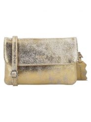 Charm Skórzana torebka w kolorze złotym - 20 x 13 x 2,5 cm rozmiar: onesize. Żółte torby na ramię Charm, bez wzorów, z materiału, na ramię, bez dodatków. Za 152.99 zł.