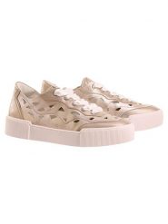 Högl Skórzane sneakersy w kolorze złotym rozmiar: 36. Żółte trampki Högl, bez wzorów, bez zapięcia. Za 357.45 zł.