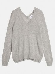 Perfect Cashmere Kaszmirowy sweter "Lova" w kolorze jasnoszarym rozmiar: S. Szare swetry Perfect Cashmere, s, bez wzorów, z kaszmiru, bez ramiączek. Za 376.85 zł.