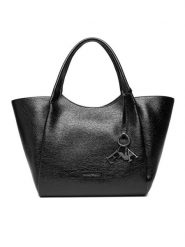 Emporio Armani Torebka EW001009 AF17283 UC001 Czarny. Czarne shopper Emporio Armani, bez wzorów, ze skóry, bez dodatków. Za 2,289.00 zł.