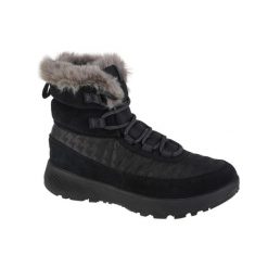 Buty do chodzenia damskie Columbia Slopeside Peak Luxe Waterproof. Czarne trekkingi Columbia, z gumy, za kostkę, trekkingowe. Za 296.99 zł.