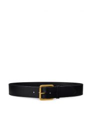 LAUREN RALPH LAUREN Pasek Damski 412959139001 Czarny. Czarne paski Lauren Ralph Lauren, bez wzorów, ze skóry. Za 309.99 zł.