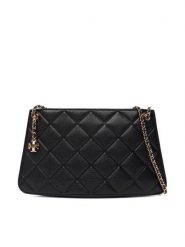 Tory Burch Torebka Fleming Pochette 176623 Czarny. Czarne torebki klasyczne Tory Burch, bez wzorów, ze skóry, bez dodatków. Za 1,889.00 zł.