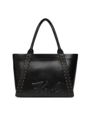 KARL LAGERFELD Torebka B1W30261 Czarny. Czarne shopper KARL LAGERFELD, bez wzorów, ze skóry, bez dodatków. Za 1,099.00 zł.