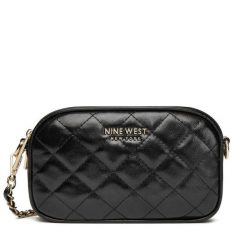 Torebka Nine West. Czarne listonoszki Nine West, bez wzorów, bez dodatków. Za 149.99 zł.