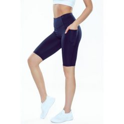 Legginsy do biegania damskie Rough Radical Alfa Shorts. Niebieskie legginsy ROUGH RADICAL, m, bez wzorów. W wyprzedaży za 79.92 zł.