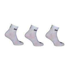 Skarpety turystyczne Salomon Active Wear Quarter 3 pary, niskie. Białe skarpety Salomon, bez wzorów. Za 40.00 zł.