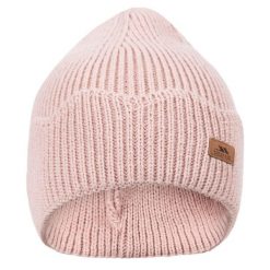 Damska Czapka Longo Beanie. Czerwone czapki Trespass, bez wzorów. Za 54.99 zł.