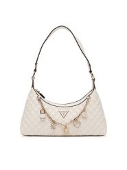 Guess Torebka Everlee HWEG86 79180 Écru. Torebki klasyczne Guess, z aplikacjami, ze skóry, bez dodatków. Za 639.99 zł.
