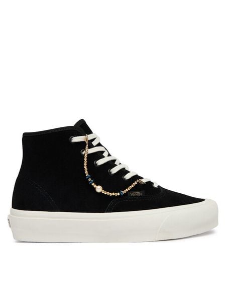 Vans Tenisówki Authentic Hi 2.0 VN000EKKZX11 Czarny. Czarne trampki Vans, bez wzorów, ze skóry, bez zapięcia. Za 347.99 zł.