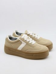 Bellucci Sneakersy w kolorze khaki rozmiar: 40. Brązowe trampki Bellucci, bez wzorów, bez zapięcia. Za 104.89 zł.