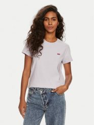 Levi's® T-Shirt Perfect 39185-0321 Niebieski Regular Fit. Niebieskie t-shirty s, bez wzorów, z bawełny, bez kołnierzyka, bez ramiączek. Za 79.99 zł.