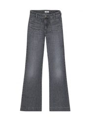 Wrangler Dżinsy - Slim fit Flared Leg - w kolorze antracytowym rozmiar: W29/L34. Czarne jeansy Wrangler, l, bez wzorów. Za 154.07 zł.
