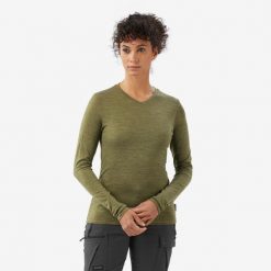 Koszulka trekkingowa damska Simond Travel 100 Merino Fresh. Bluzki SIMOND, m, bez wzorów, z jersey, sportowe, bez kołnierzyka, bez ramiączek. Za 139.99 zł.