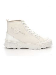 Kickers Sneakersy "Kick Way" w kolorze kremowym rozmiar: 38. Brązowe trampki Kickers, bez wzorów, za kostkę, bez zapięcia. Za 224.52 zł.
