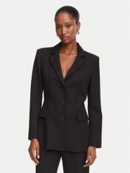 Marella Marynarka Amico1 2625046251 Czarny Slim Fit. Czarne marynarki i żakiety Marella, bez wzorów, z syntetyku. Za 849.99 zł.